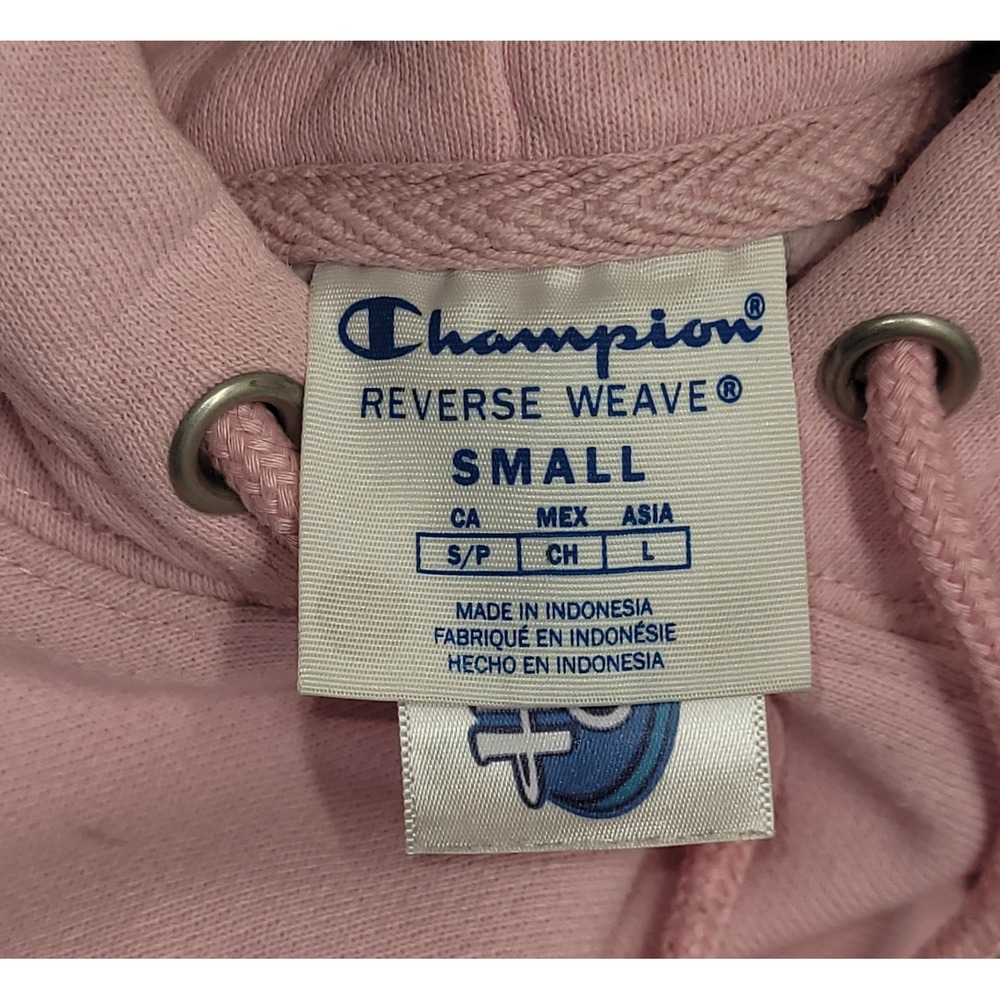 Champion Reverse Weave Hasbro Candy Land Hoodie Pink Gingerbread Adult Small - Picture 3 of 16